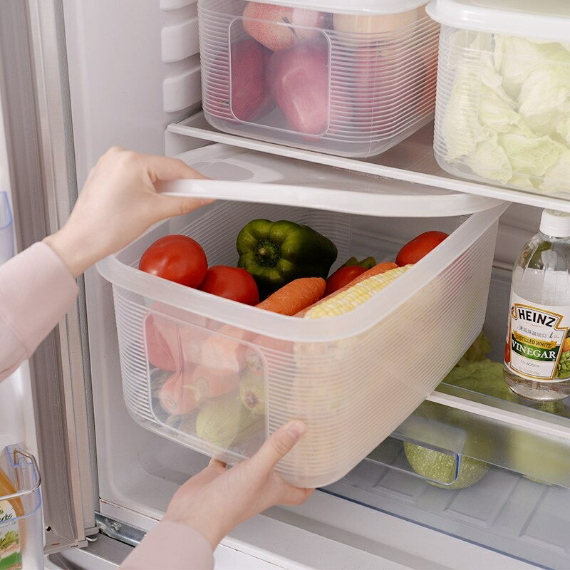 特大容量大號食品級保鮮盒冰箱收納盒冰柜冷凍冷藏塑料保鮮箱子