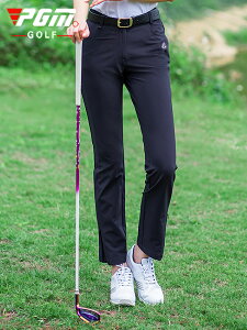 PGM 2021新品高爾夫褲子女夏季golf球褲修身顯瘦長褲彈力九分褲
