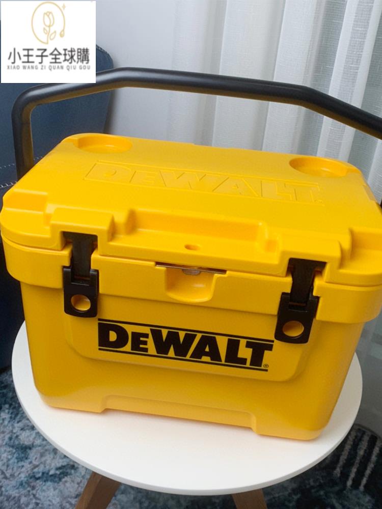 【公司現貨速發】免運 開發票美國DEWALT車載保溫箱便攜式移動保冷箱露營戶外釣魚工具箱儲物箱
