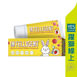 【躍獅線上】因特力淨 兒童酵素牙膏(草莓優格) 40g