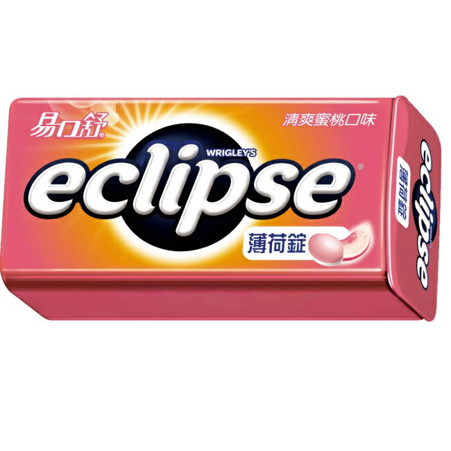 Eclipse 易口舒無糖薄荷錠 清爽蜜桃31g