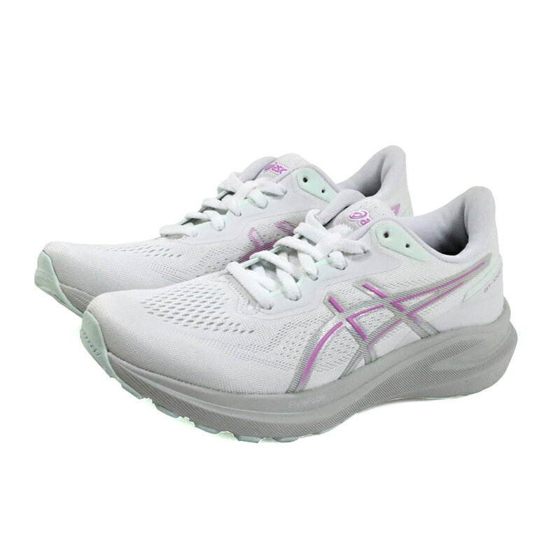 亞瑟士 ASICS GT-1000 13 運動鞋 慢跑鞋 白/粉紅 女鞋 1012B663-100 no734
