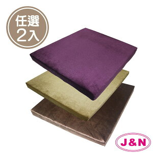 【J&N】席恩短毛絨立體坐墊 - 55x55cm(-2入組)