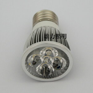 led節能燈 led射燈5w 服裝店筒燈光源 大功率E27螺口燈杯燈泡球泡