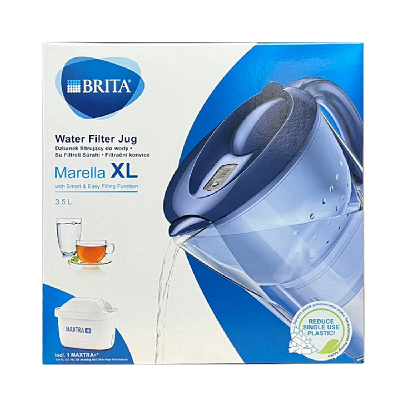 德國 BRITA 馬里拉濾水壺(1壺1芯) Marella XL 3.5L 濾水壺 濾芯✨現貨✨ 1