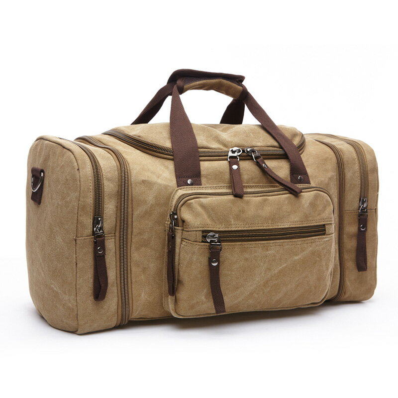 旅行包 旅行袋 大容量手提旅行包帆布包斜挎行李袋男短途出差旅行袋女行李包健身