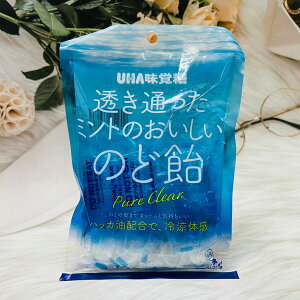 日本 UHA味覺糖 薄荷風味喉糖 88g 薄荷油配合 冷涼體感 薄荷糖 透明薄荷糖｜全店$199免運