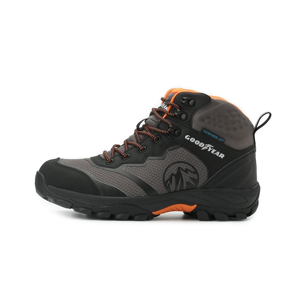 GOODYEAR 猶他系列 靜態防潑水高筒戶外鞋 灰 GAMO53518 男鞋