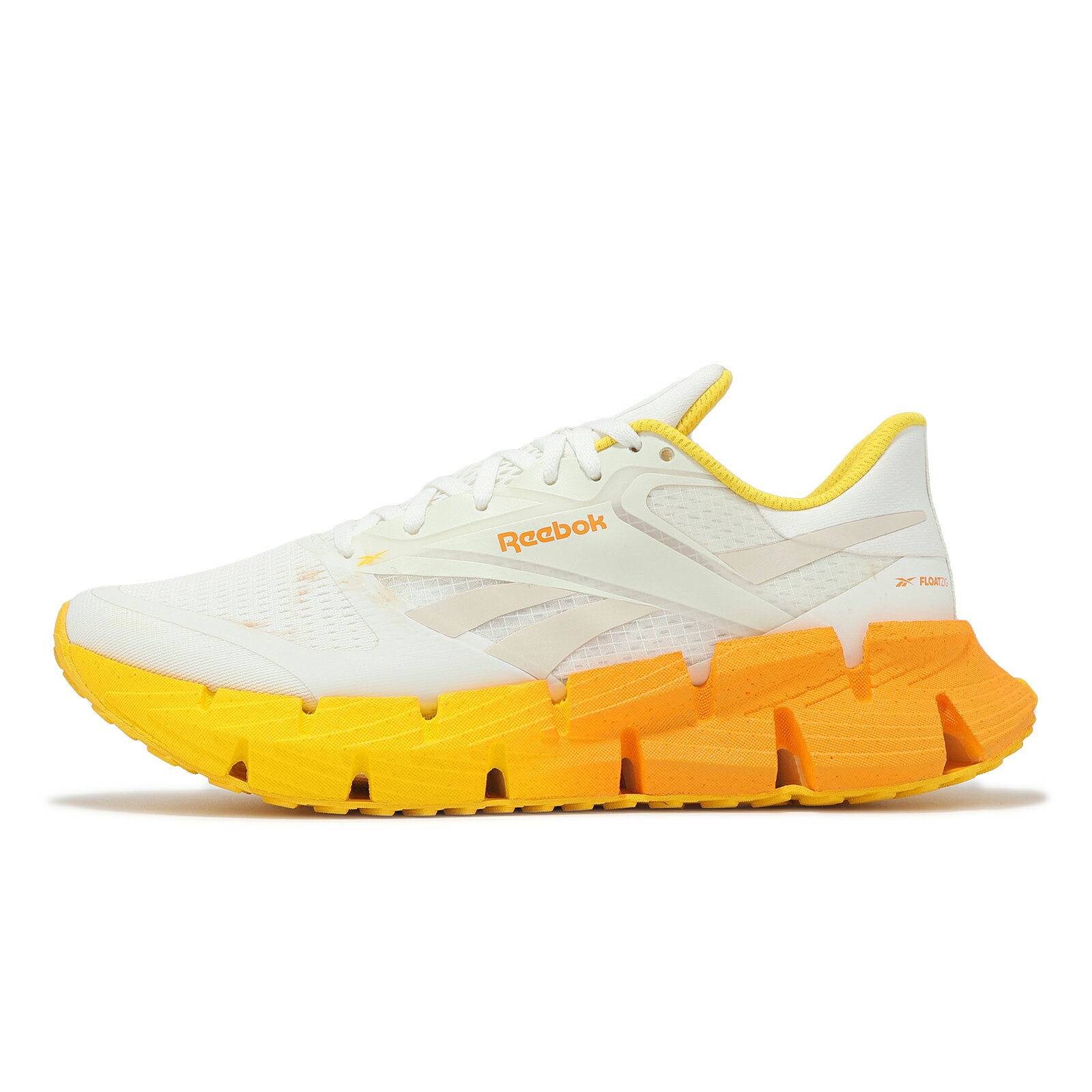 Reebok 慢跑鞋 Floatzig 1 男鞋 白 黃 漸層 運動鞋 緩震