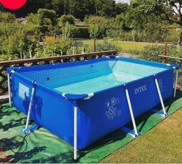 特價✅好物推薦 超大號兒童遊泳池 家用加厚成人支架水池充氣養魚池寵物洗澡