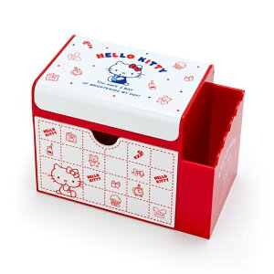【震撼精品百貨】Hello Kitty 凱蒂貓-日本三麗鷗 KITTY可愛置物收納盒附鏡#54579 震撼日式精品百貨