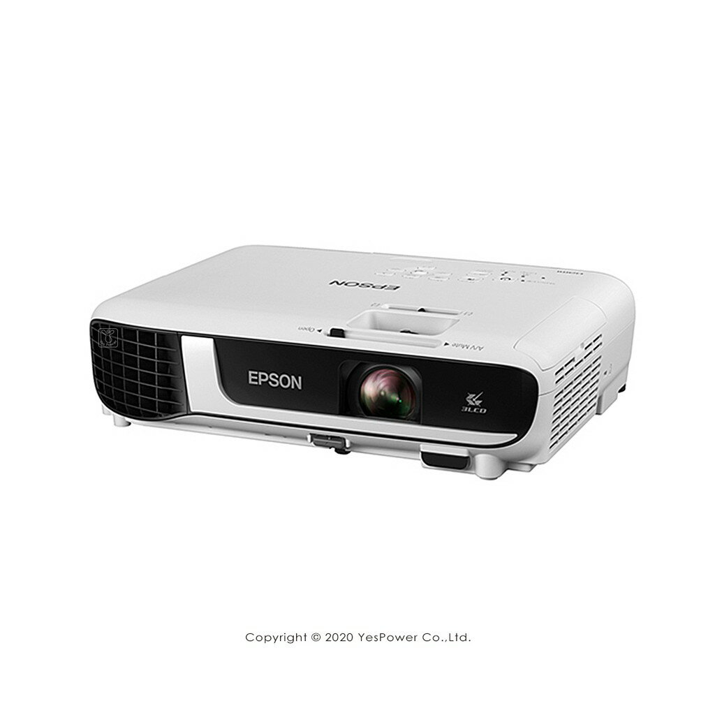 EB-W52 EPSON 4000流明 高亮彩商用投影機/1280x800 WXGA解析/16000:1