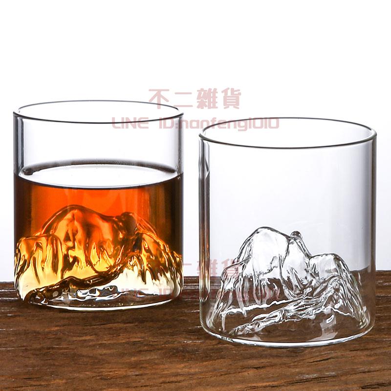 玻璃杯子日式水杯家用喝水加厚耐熱威士忌酒杯【不二雜貨】