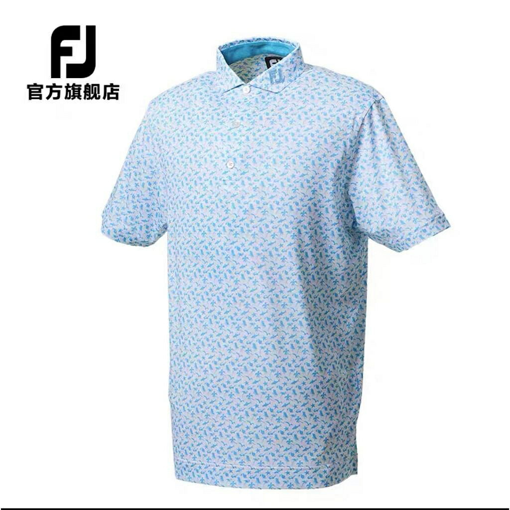 Footjoy高爾夫服裝新款男士FJ運動透氣親膚舒適golf短袖POLO衫