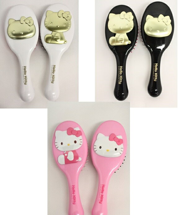 大賀屋 Hello Kitty 造型 氣墊梳 3款 梳子 立體 浮雕 凱蒂貓 KT 三麗鷗 台灣製造 T0001 214