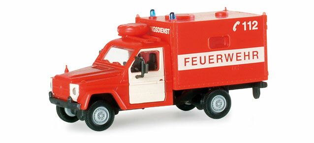herpa 1/87 742542 Mercedes-Benz Feuerwehr 塑膠成品模型