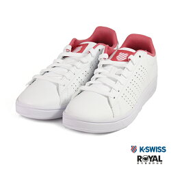 K-swiss 新竹皇家 Court Casper 白/粉色 皮質 休閒鞋 女款 NO.I9451