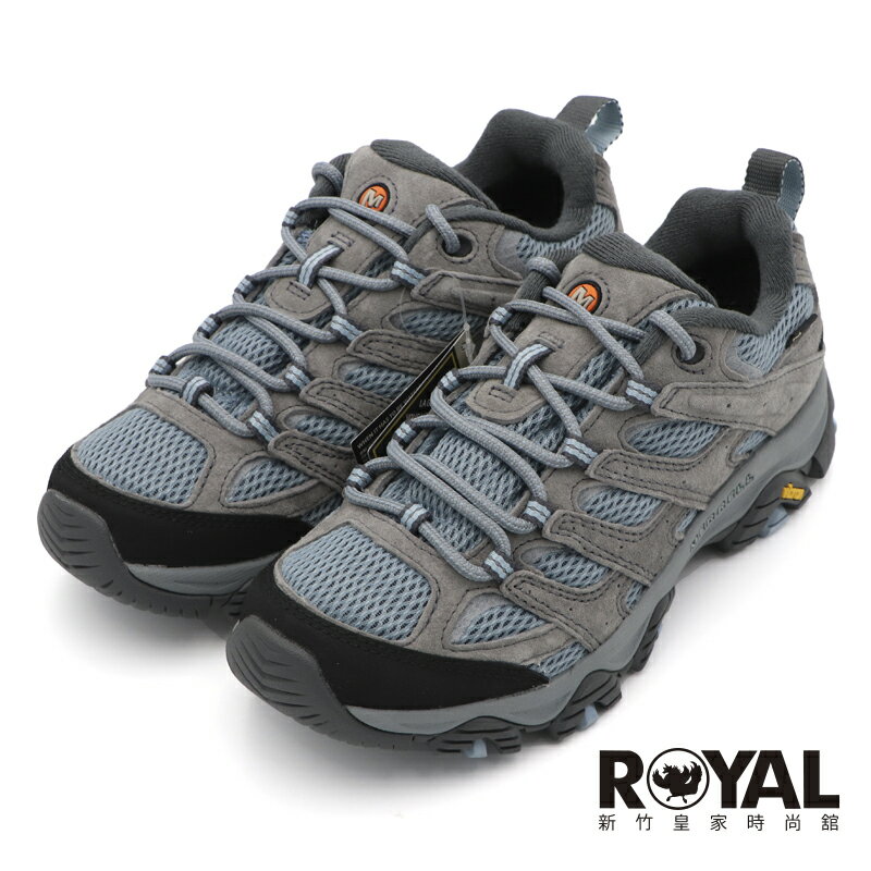 【手刀下單🤩滿額折扣進行中~~】 Merrell MOAB 3 GTX 灰藍 低筒 防水 黃金大底 登山鞋 女款 NO.J1164【 ML036324】