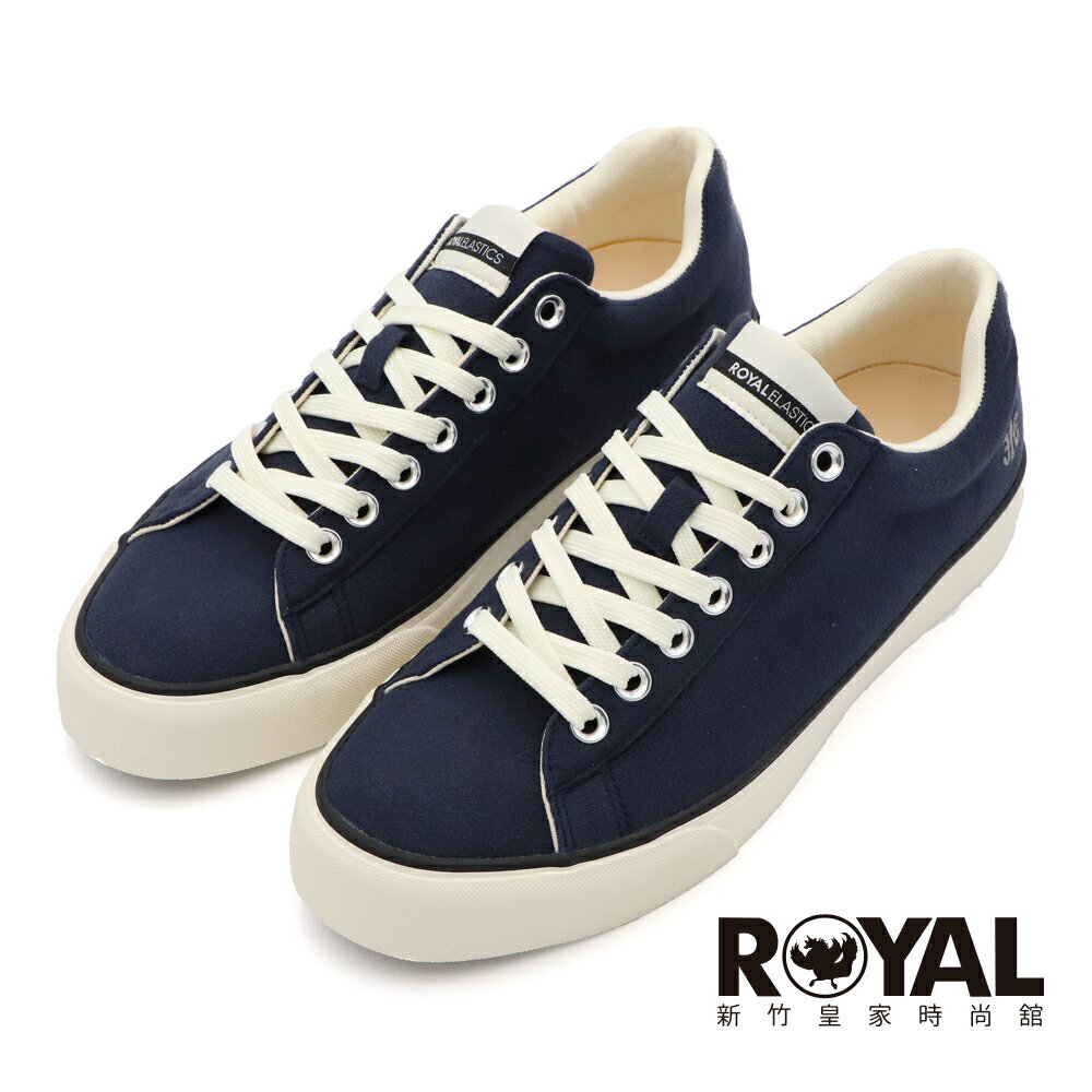 【全館滿額折】 Royal Elastics Zone 深藍 膠底 鞋帶款 帆布/滑板鞋 男款 NO.B2831【00821-555】