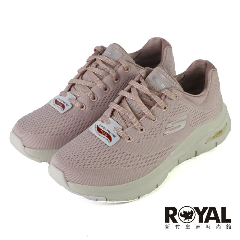 【全館滿額折】 Skechers Arch Fit 白粉 足弓鞋墊 健走 運動 慢跑鞋 女款 NO.J0833【 149057LTPK】