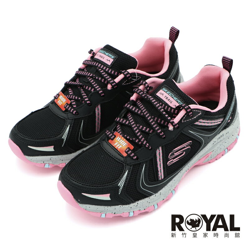 【全館滿額折】 Skechers Trail 黑粉 寬楦 透氣 記憶鞋墊 運動鞋 女款 NO.J1047【 149820WBKHP】