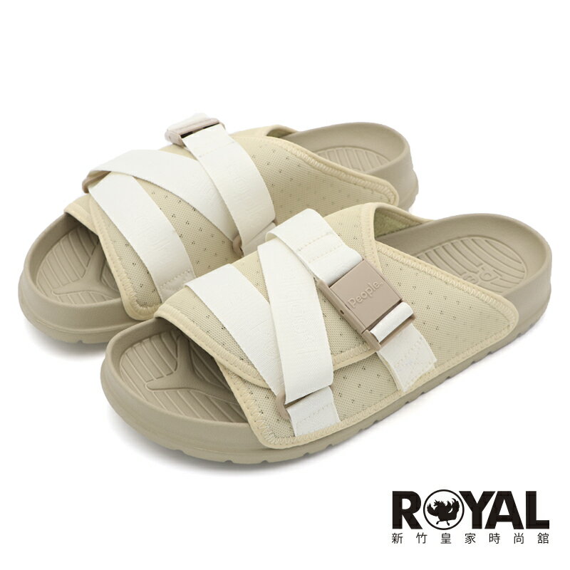 【 滿額折】 People Footwear Lennon Chiller 米 白 平底涼拖鞋 可調式 男女款 NO.B2339【 NC04V3-050】