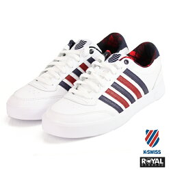 K-SWISS 新竹皇家 Court Lift 白色 皮質 內裡格紋 休閒鞋 男女款 NO.A9922-I8993