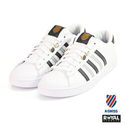K-SWISS 新竹皇家 Hoke 白/藍色 皮質 休閒鞋 女款 NO.I6391