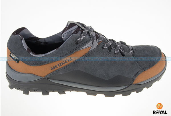 MERRELL 新竹皇家 FRAXION GORE-TEX 灰/咖 防水 運動鞋 男款 NO.A6940