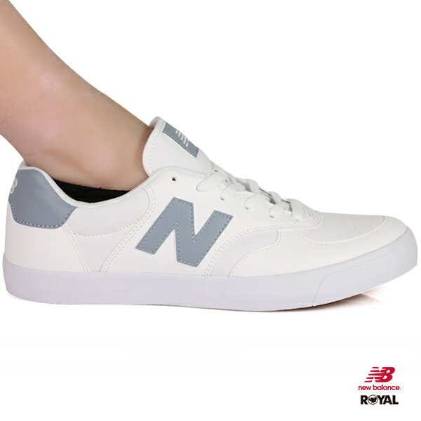 New Balance 新竹皇家 300 白色/藍灰 布質 皮質 休閒鞋 男女款 NO.A9870