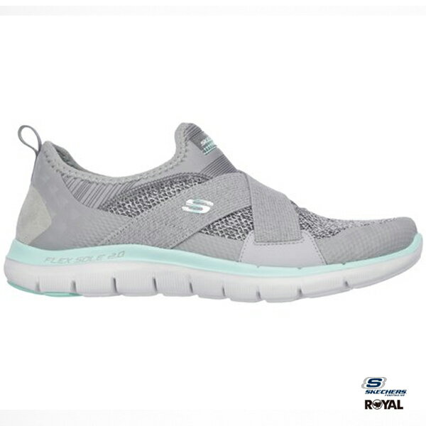 SKECHERS FlexAppeal2.0 灰色 輕量 懶人鞋 女款 NO.I8810【新竹皇家】