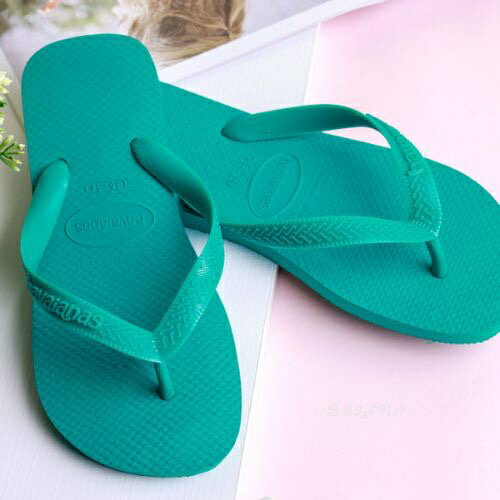 中壢實體店面 Havaianas 哈瓦仕 夾腳拖/人字拖鞋 TOP 寬帶 鮮豔 基本款女款 綠色/桃紅 2022