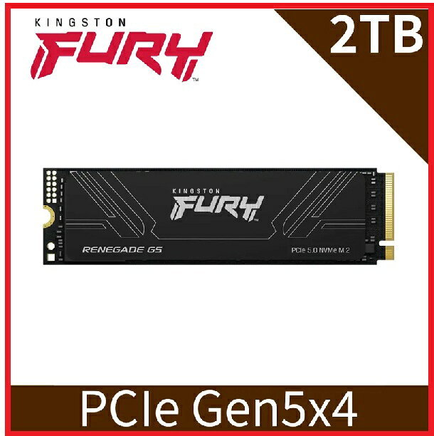 Kingston 金士頓 FURY Renegade G5 SFYR2S/2T0 2TB PCIe 5.0 NVMe M.2 SSD