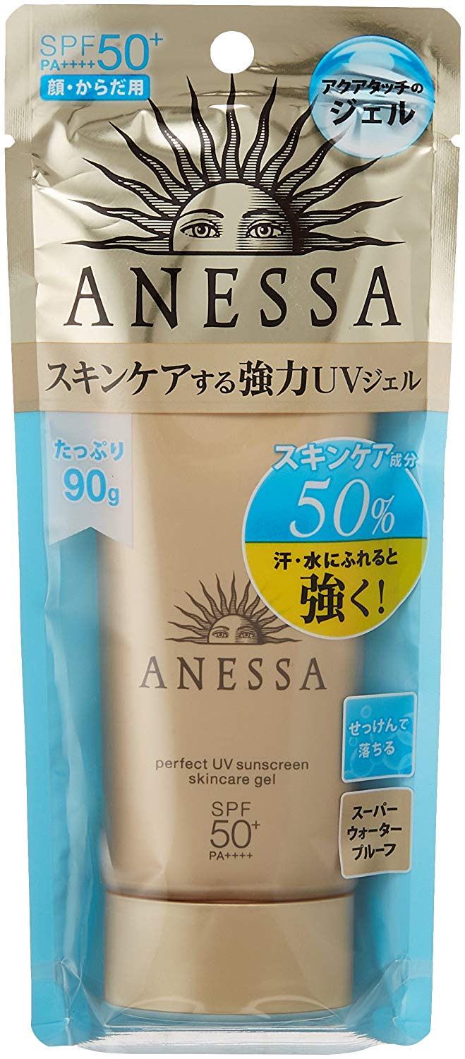 2018新款SHISEIDO 資生堂 安耐曬 防曬凝膠SPF50+/PA++++ 90g