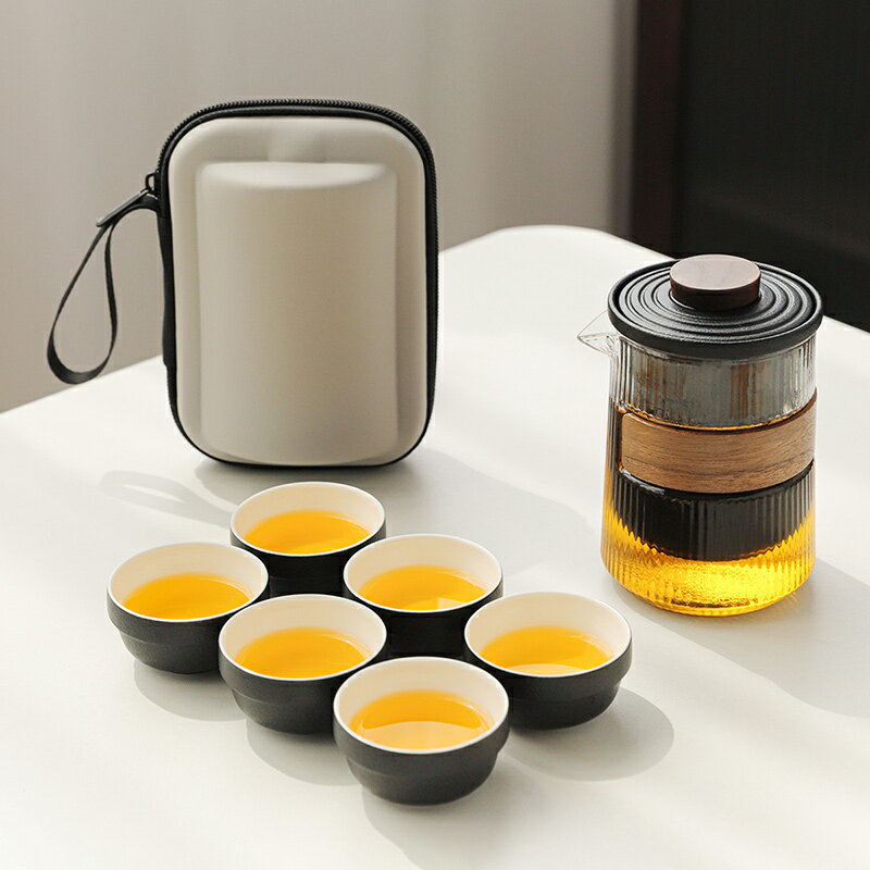 茶具 旅行茶具 功夫旅行茶具便攜式套裝泡茶戶外【CM24992】