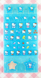 【震撼精品百貨】Hello Kitty 凱蒂貓 KITTY立體貼紙-方塊(淺藍) 震撼日式精品百貨