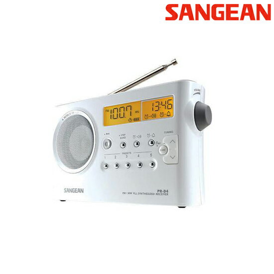 【免運費】SANGEAN 山進 PR-D4 數位式時鐘收音機 二波段 調頻 調幅 FM AM PRD4