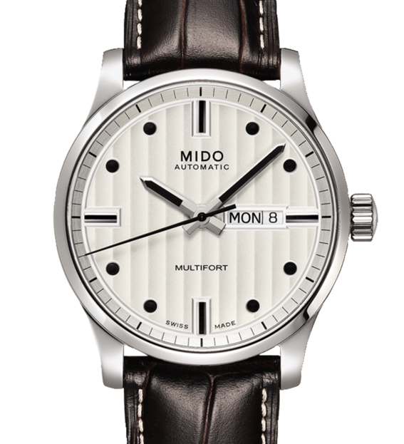 MIDO 美度 Multifort 先鋒系列經典機械手錶 M0054301603180 銀 咖啡 42mm