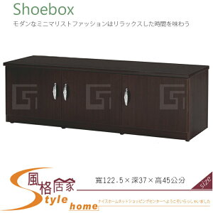 《風格居家Style》(塑鋼材質)4尺座鞋櫃-胡桃色 062-06-LX