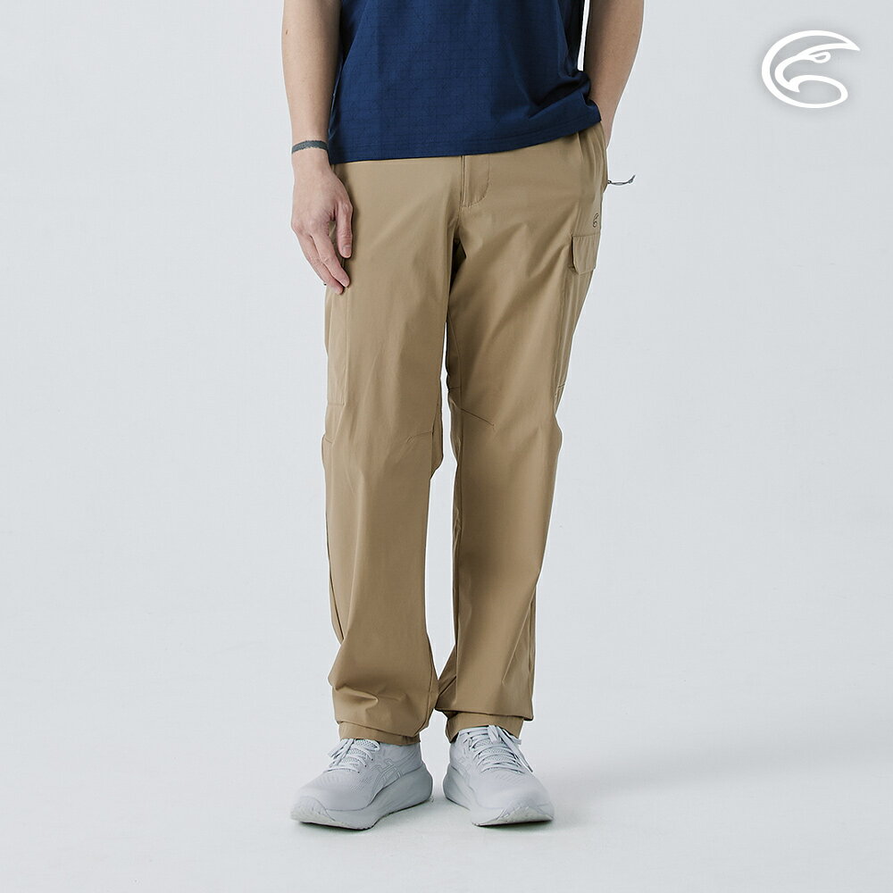 ADISI 男彈性透氣快乾兩側立體袋休閒長褲 AP2511076 (S-3XL)｜四面彈 透氣 吸濕排汗 速乾 休閒褲