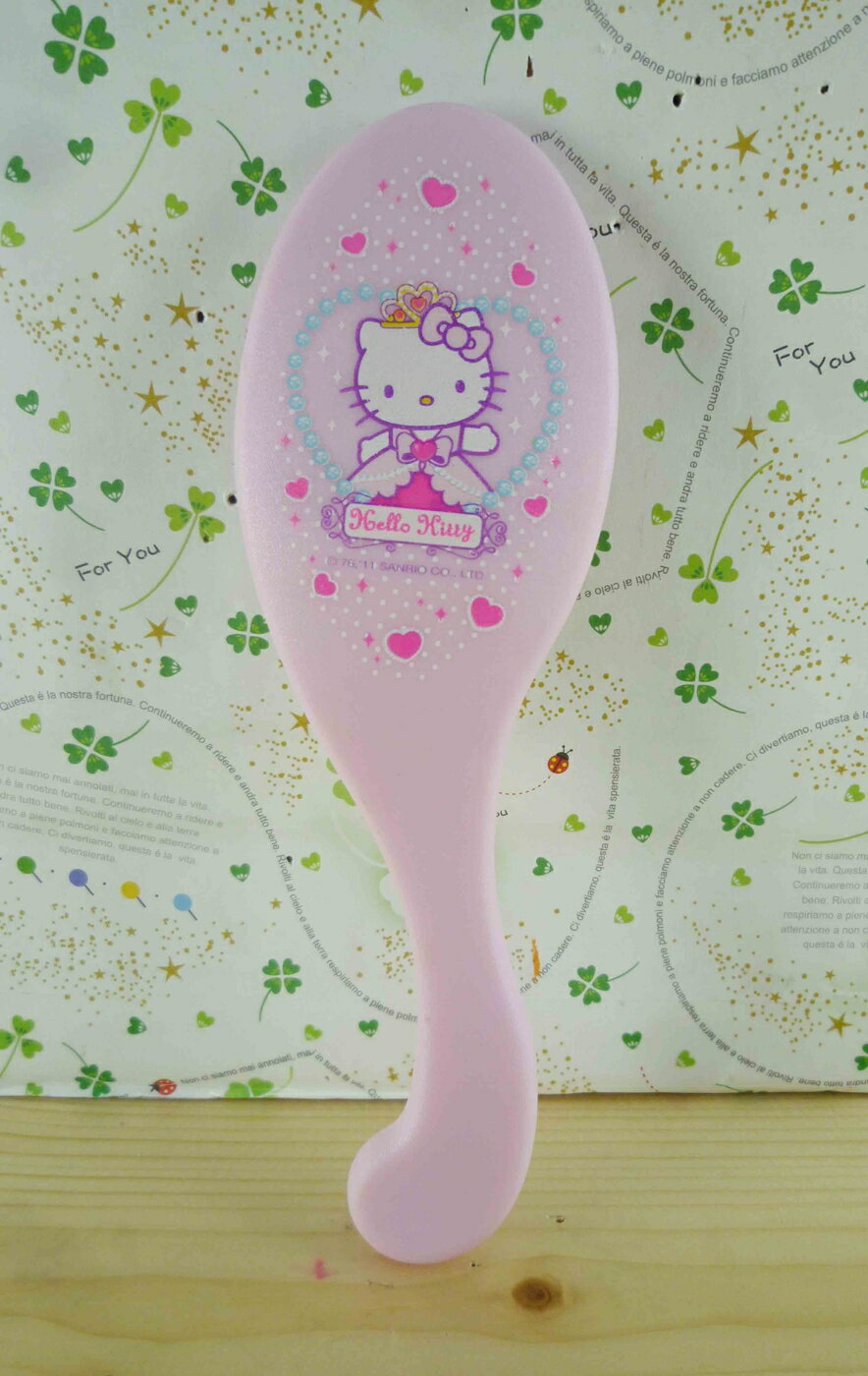 【震撼精品百貨】Hello Kitty 凱蒂貓-KITTY手拿鏡-公主圖案-粉色 震撼日式精品百貨