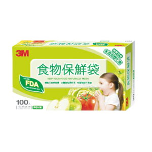 本月熱銷推薦 滿額再折【史代新文具】3M FB-121 食物保鮮袋(小)盒裝(100入/盒)