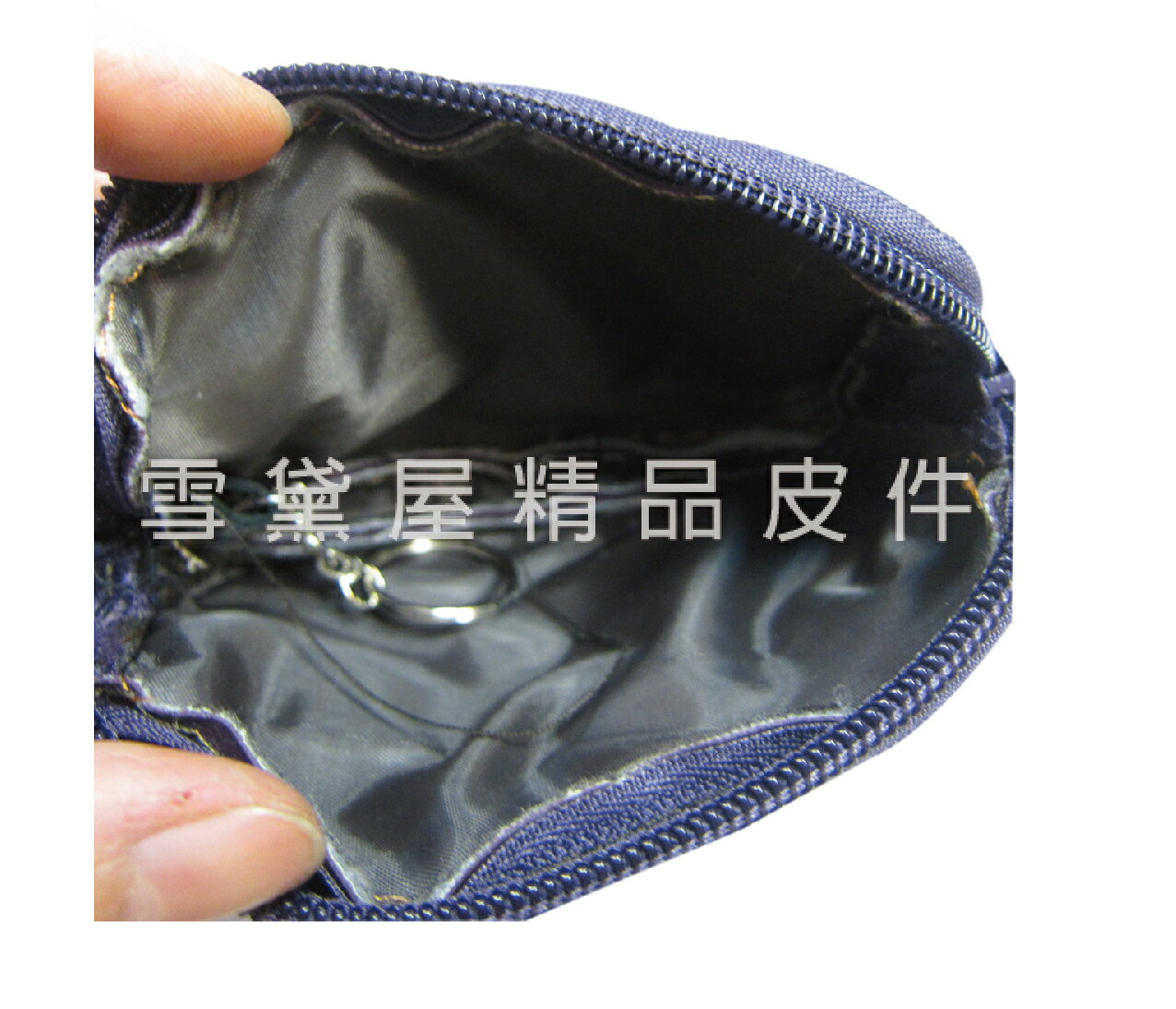 限時 滿3千賺10%點數↘ | ~雪黛屋~DAV-DANNY 零錢包中容量拉鍊主袋內一五金鑰環進口防水防刮皮革萬用包輕巧方便放置口袋內鑰匙零錢 ...