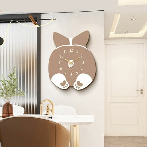 現代簡約鐘表掛鐘客廳家用時尚2023新款表掛墻創意時鐘壁燈