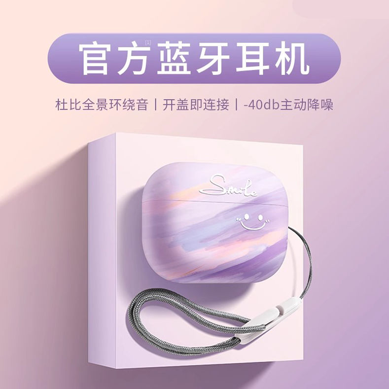 【一週內1100+人拼單】華強北五代2025新款藍牙耳機真無線女生開蓋即連降噪適用蘋果華為—貼心優衣家居