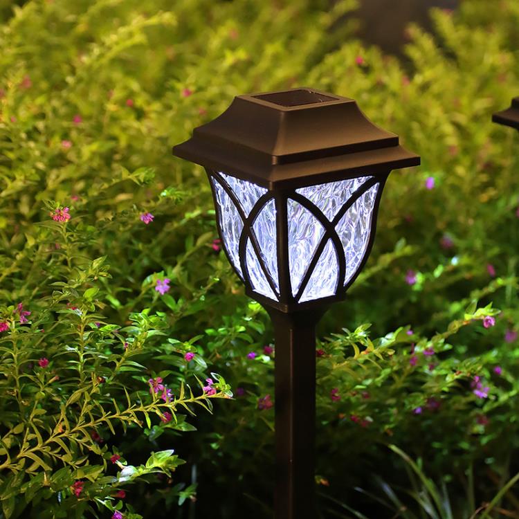 太陽能燈戶外庭院燈家用防水LED七彩花園草坪燈景觀裝飾燈插地燈