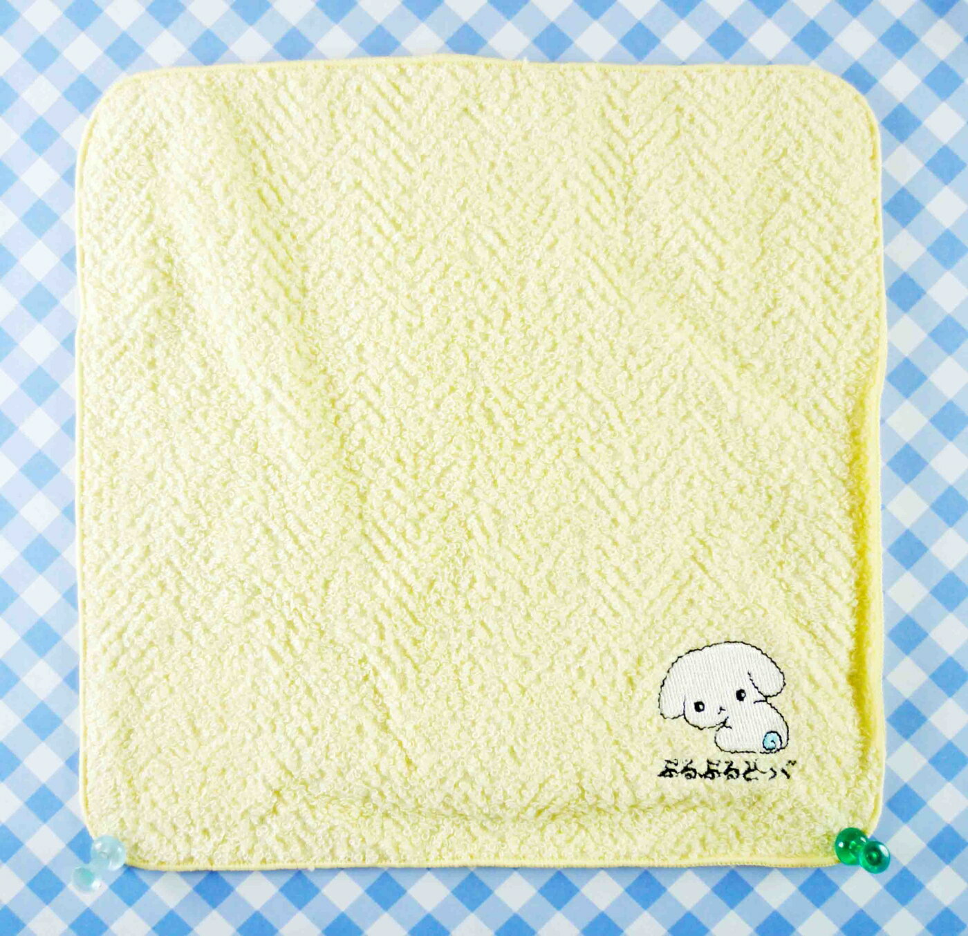 【震撼精品百貨】BuruBuru 抖抖狗 方巾-黃色 震撼日式精品百貨