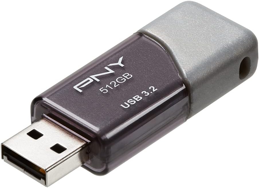 [3美國直購] PNY 512GB Turbo Attache 3 USB 3.2 Flash Drive 100MB/s, P-FD512TBOP-GE