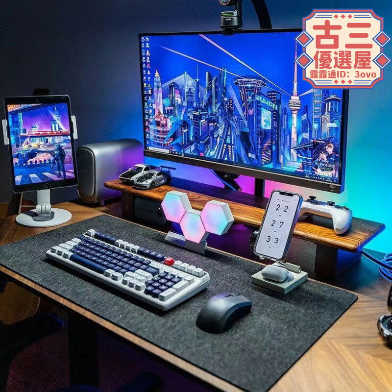 【限時特價】網紅滑鼠墊電腦桌墊子電競桌墊加厚超大書桌寫字辦公家用墊純色