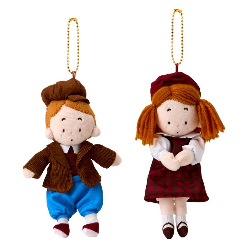 asdfkitty*The Vaudeville Duo 安迪愛咪 秋冬時尚 造型玩偶吊飾 掛飾 鑰匙圈-日本正版商品